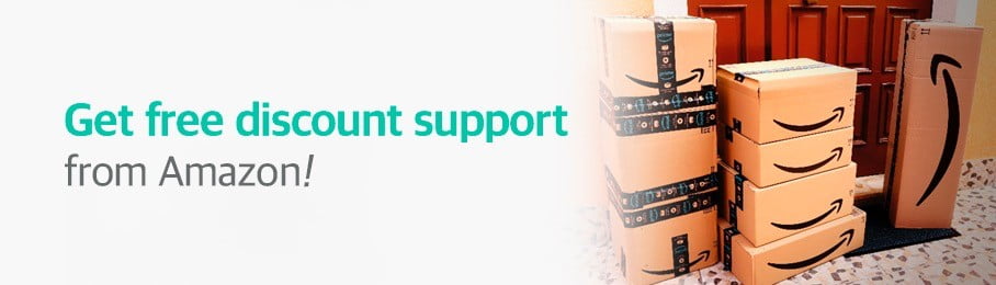 Get free discount support from Amazon
