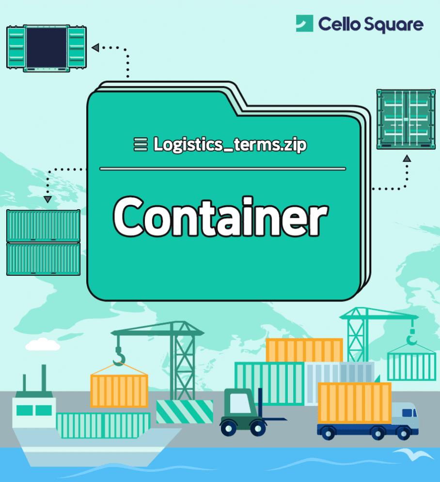 Logistics terms Container