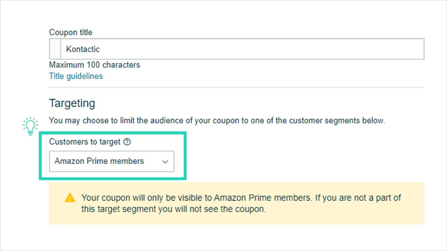 Amazon Seller Central Coupons Creation