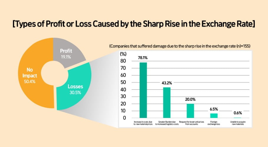 Types of Profit or Loss Caused by the Sharp Rise in the Exchange Rate