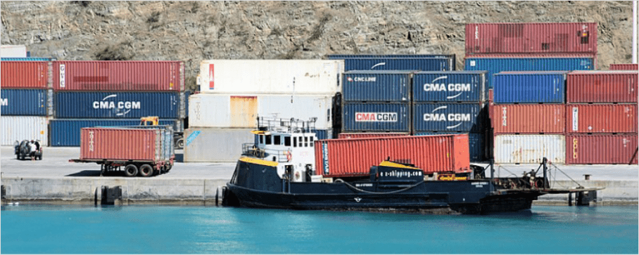 Ảnh container và bến cảng
