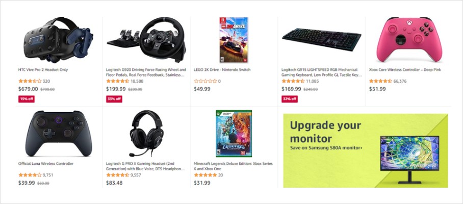 Amazon Off to College Gaming