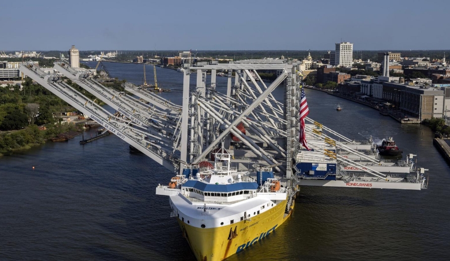 Savannah working through unexpected backlog of anchored vessels