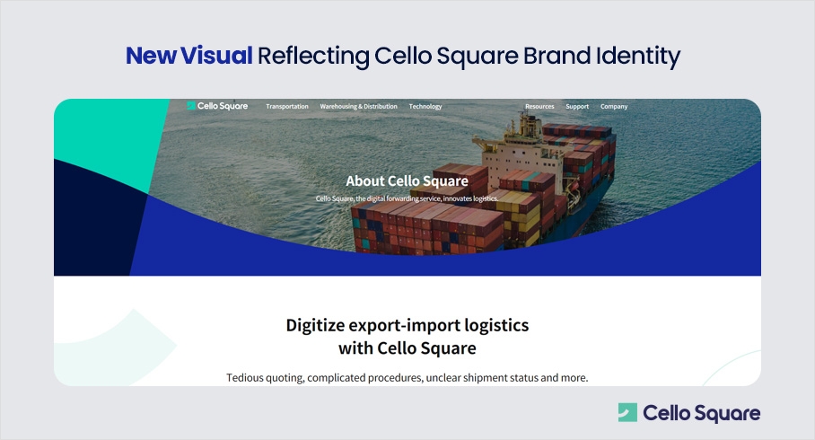 New Visual Reflecting Cello Square Brand Identity