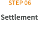 STEP06 Settlement